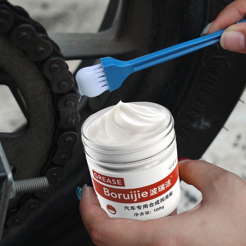 Special Door Sunroof Lubricant Hinge Slide Maintenance Track Jamming Rattling White Oil 100g Car Maintenance Grease Set