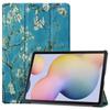 Чехол-книжка из искусственной кожи для планшета Samsung Galaxy Tab S7 Plus 12,4 дюйма SM-T970 SM-T975 SM-T976 с магнитной защитой и складной подставкой