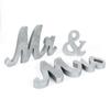 Свадебные украшения Mr & Mrs Деревянные буквы Знак для декора свадебного стола Украшения для рабочего стола Юбилейные фотосессии Реквизит