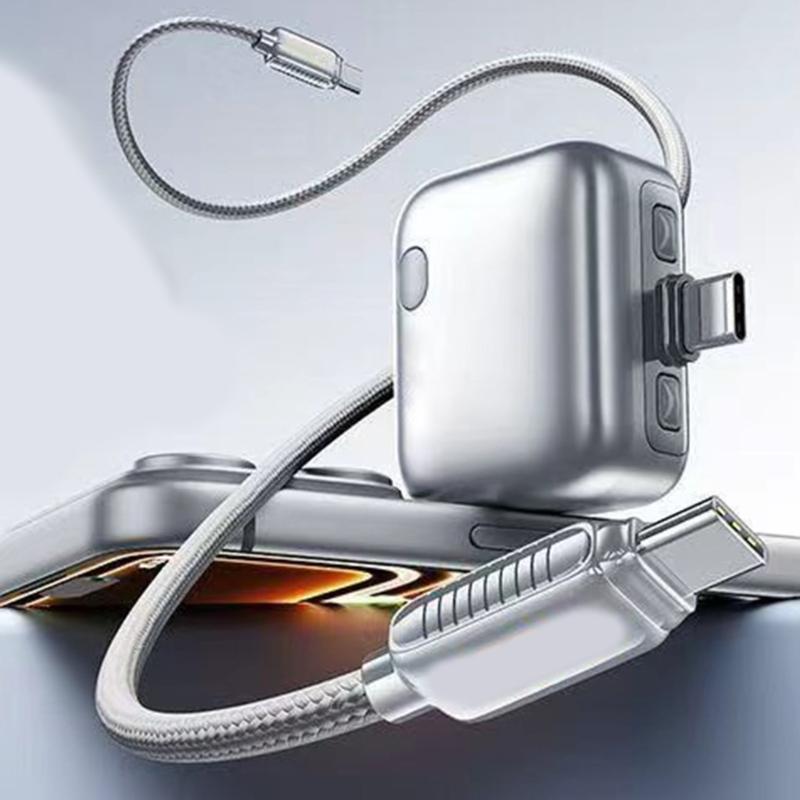 USB C Разветвитель Зарядки с Поддержкой Автоматического Отключения при Полной Зарядке, Кабель 1,5 м, 240 Вт для Телефона, Планшета, Ноутбука