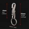 Брелок с карабином для подвешивания практичных тяжелых рюкзаков