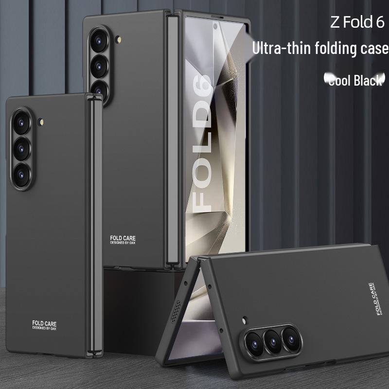 Ультратонкий матовый жесткий чехол для телефона Samsung Z Fold 6 - Модный однотонный защитный чехол