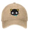 Кепка-бейсболка Chococat Head Повседневная Летняя Тракерская Кепка Дышащая Для Пешего Туризма Рыбалки Snapback Кепка Унисекс Подростки Стильные Кепки-бейсболки