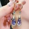 Элегантные корейские серьги-капли 2026 - Модный длинный кулон для женщин