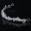 Хрустальные камни, серебряный цвет, стразы, свадебные наборы, ожерелье, серьги, тиара, комплект ювелирных изделий для женщин, подарок