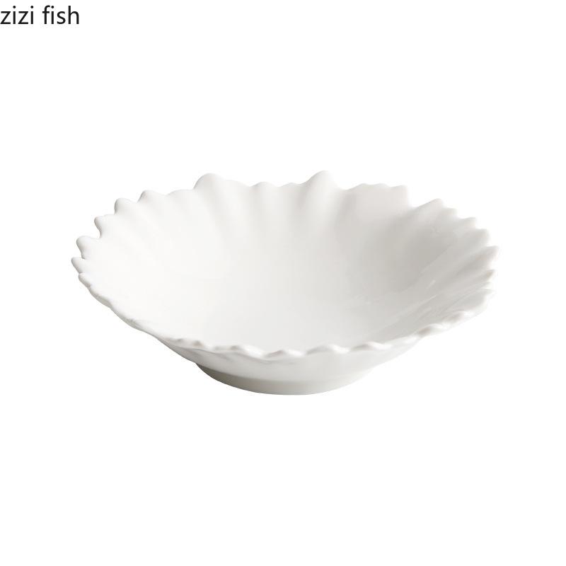 Необычная керамическая миска Фруктовая тарелка Салатницы Обеденная тарелка Миска для лапши Супницы Десертные тарелки Блюдо для димсамов Тарелки для сашими