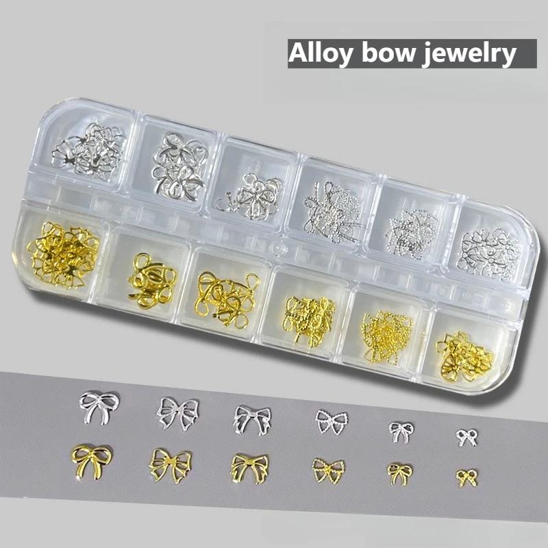 Стразы для ногтей Плоские Золотые Серебряные Жемчужные Бусины Шармы для ногтей Икорные Шарики для Украшений для Нейл-арта 3D Ювелирные Изделия для Ногтей ,Рождество