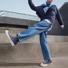 Converse Толстовки Мужские Темно-синие Круглый вырез Умеренные Обычные 10025519-A02