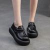 Fashion GKTINOO 2025 Spring New Retro Women's Shoes Handmade Genuine Leather Thick Soled Platform Casual Shoes