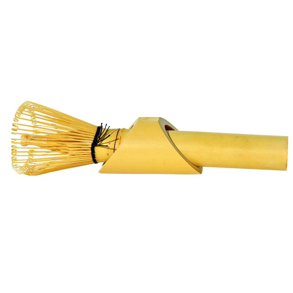 White Bamboo Chasen with Stirring Stick (Gift Pillow) 14.5 Cm Bamboo [White Bamboo Chasen Muddler] Tea Ceremony Utensils, White Bamboo Chasen,