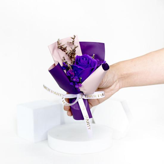 Юшэн Мини Ароматерапевтическое мыло Букет роз Ароматическая композиция из искусственных цветов Рождественские Свадебные Подарки на День Рождения День Святого Валентина для Женщин Мамы Жены