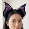 Furry Bat Ears Headband Animal Beast Ears Halloween Hairband Halloween Costume Cosplay Props  Party