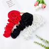 1PC Wave Large Flower Cloth Sticker Clothing Sccessories Sewing Applique For Wedding Dress 30x14cm