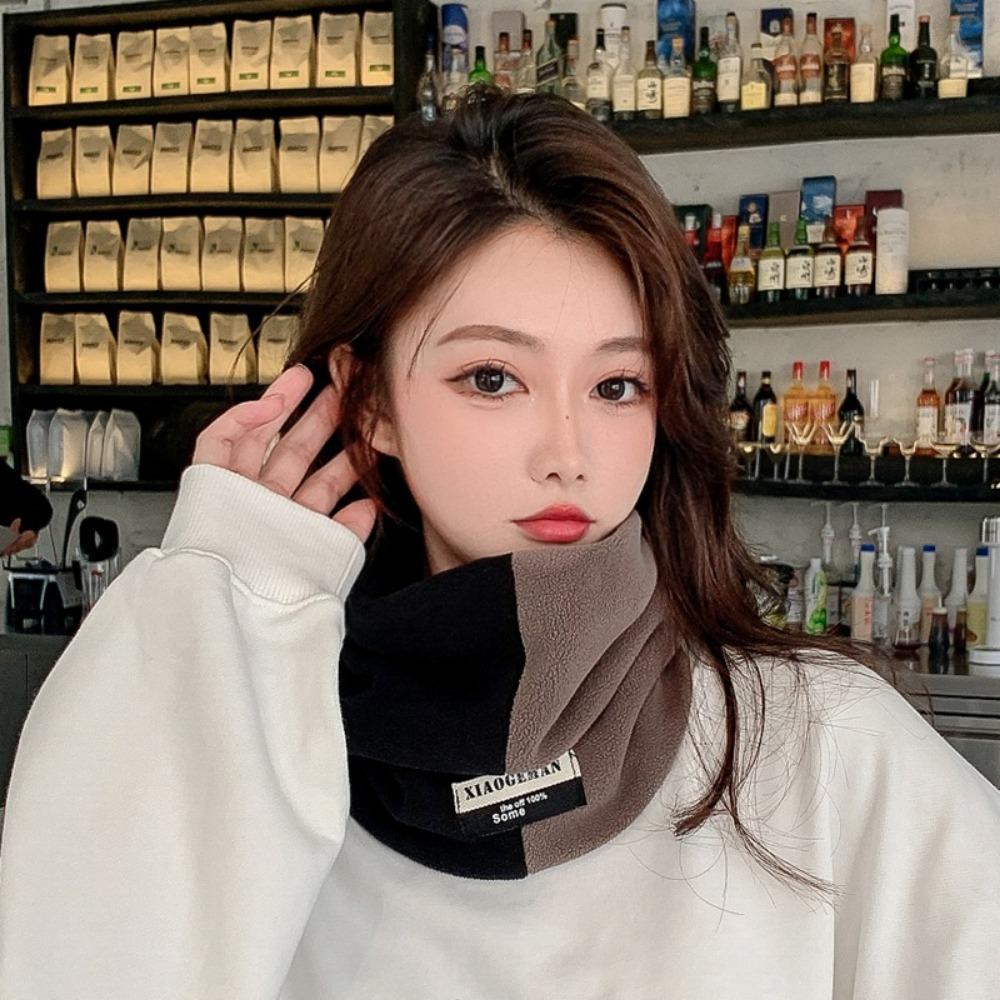 Winter Warm Hooded Scarf Knitted Neck Scarves Bandana New Ski Climbing Scarfs