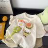 3D Hamburger Doll Children's Cotton Summer T-Shirt - Cute, Loose Fit, Short Sleeve