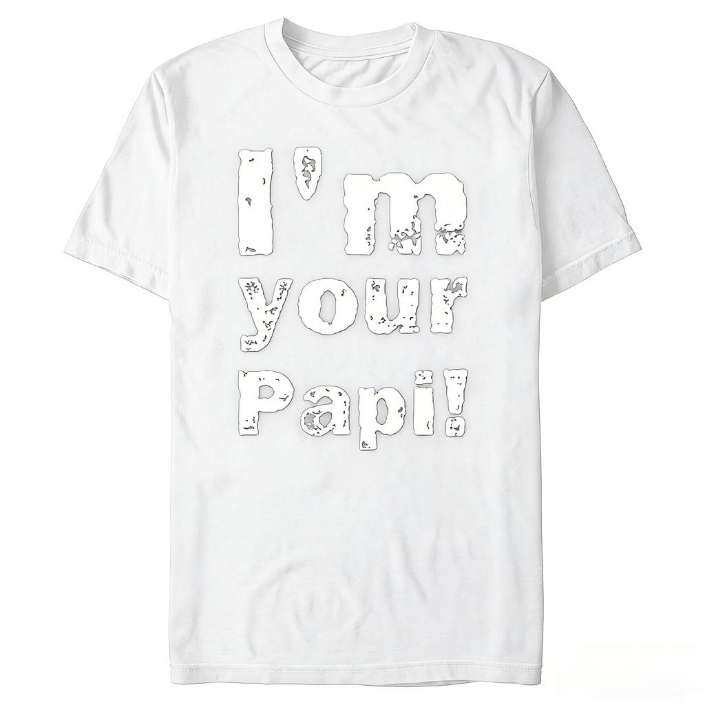 Eddie Guerrero 100cotton Unisexs shirt oversized Im Your Papi graphics shirt summer New Womens Y2k hot sale Oneck retro Tshirt