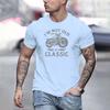 Футболка с графическим принтом в стиле винтажного мотоцикла, классическая футболка с короткими рукавами и принтом в виде букв I'm Not Old, повседневная мужская одежда больших размеров 2024 года