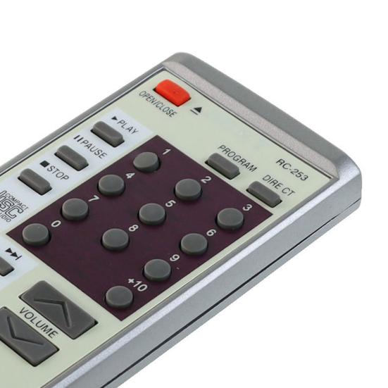 RC-253 Замена пульта дистанционного управления для Denon DCD2800 1015CD DCD7.5 S DCD790 Без программирования Смарт-чипсет Пульт дистанционного управления для проигрывателя компакт-дисков
