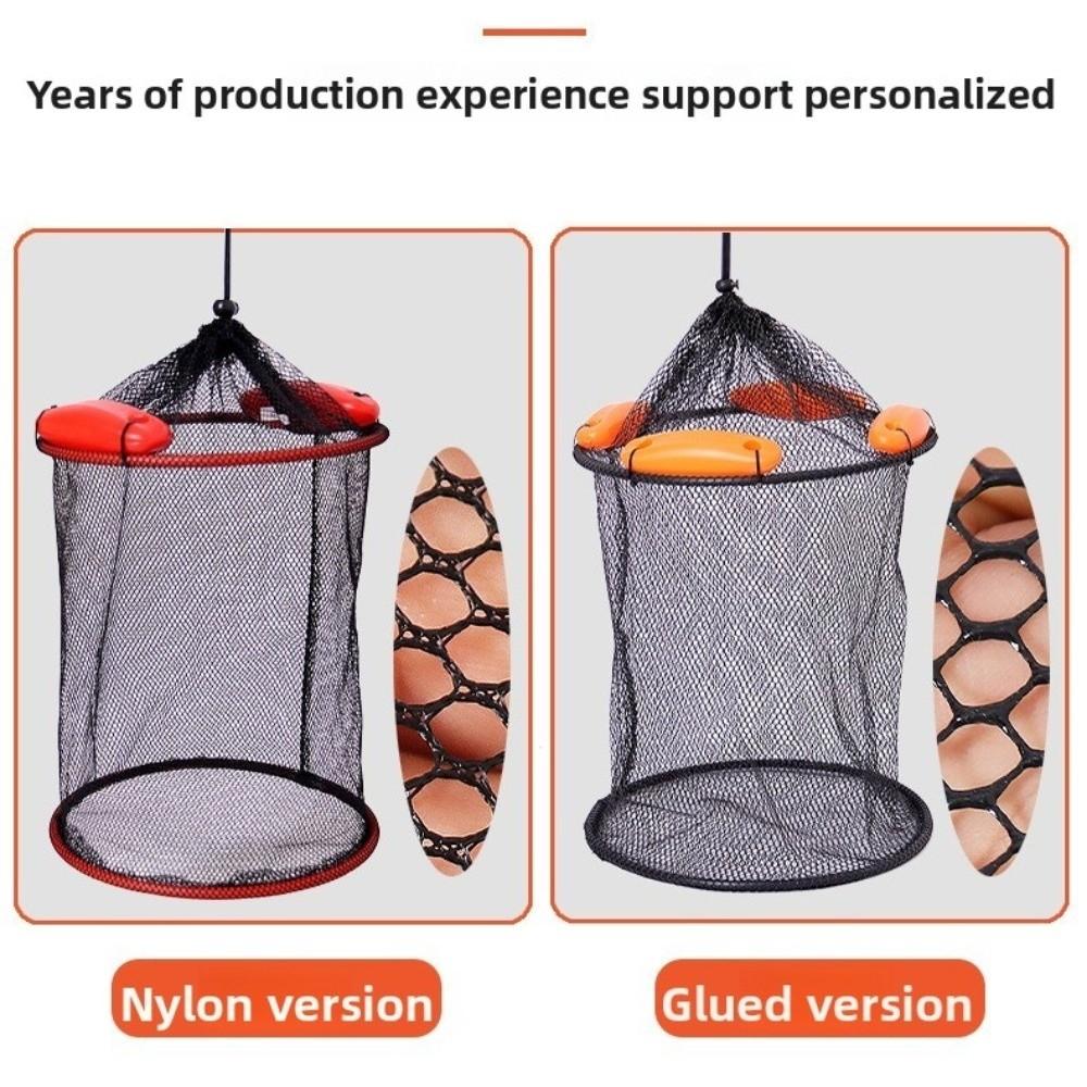Thickened Woven Fish Shrimp Basket Storage Bag Mesh Landing Bucket Anti-jump Net Lobstering