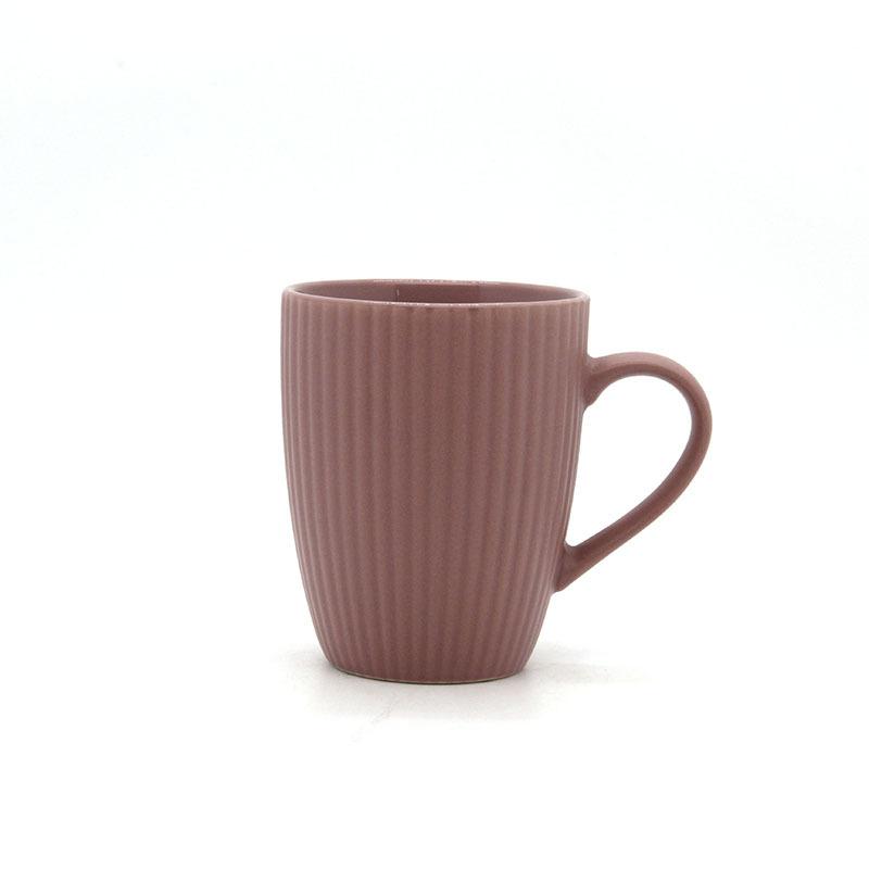 Креативная керамическая чашка с вертикальной полосой, керамическая чашка для молока, простая керамическая кружка, кофейная чашка