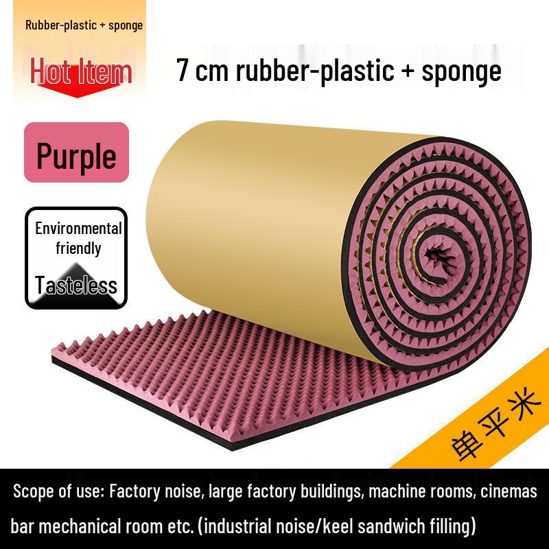 Самоклеящаяся звукоизоляционная панель с огнезащитой - Снижение и поглощение шума