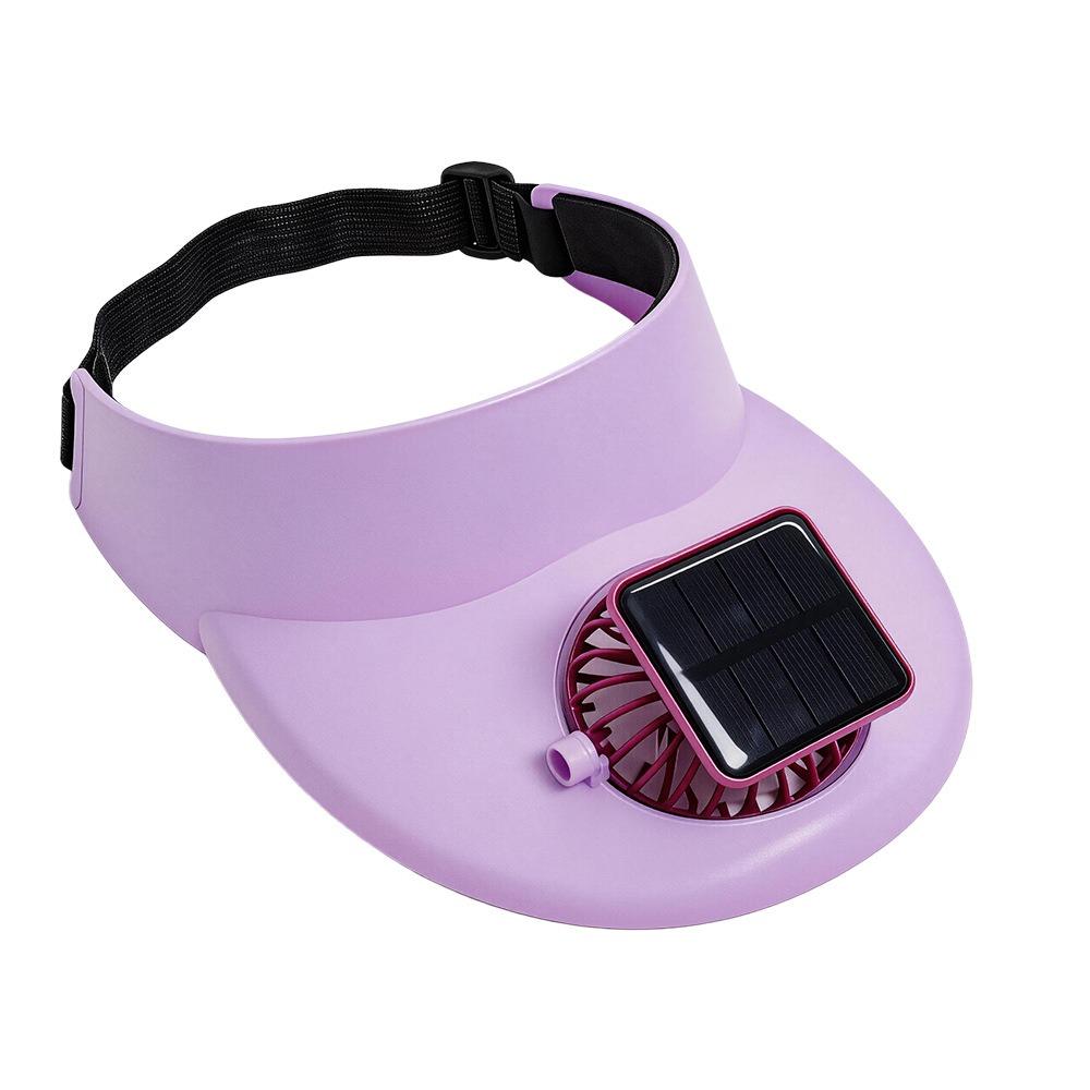 Strong Wind Summer Fan Sunhat Breathable Fisherman Hat Solar Fan Cap Outdoor Activities