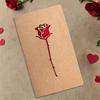 Открытки ко Дню святого Валентина, подарочная карта на день рождения, крафт-бумага, праздник для членов семьи