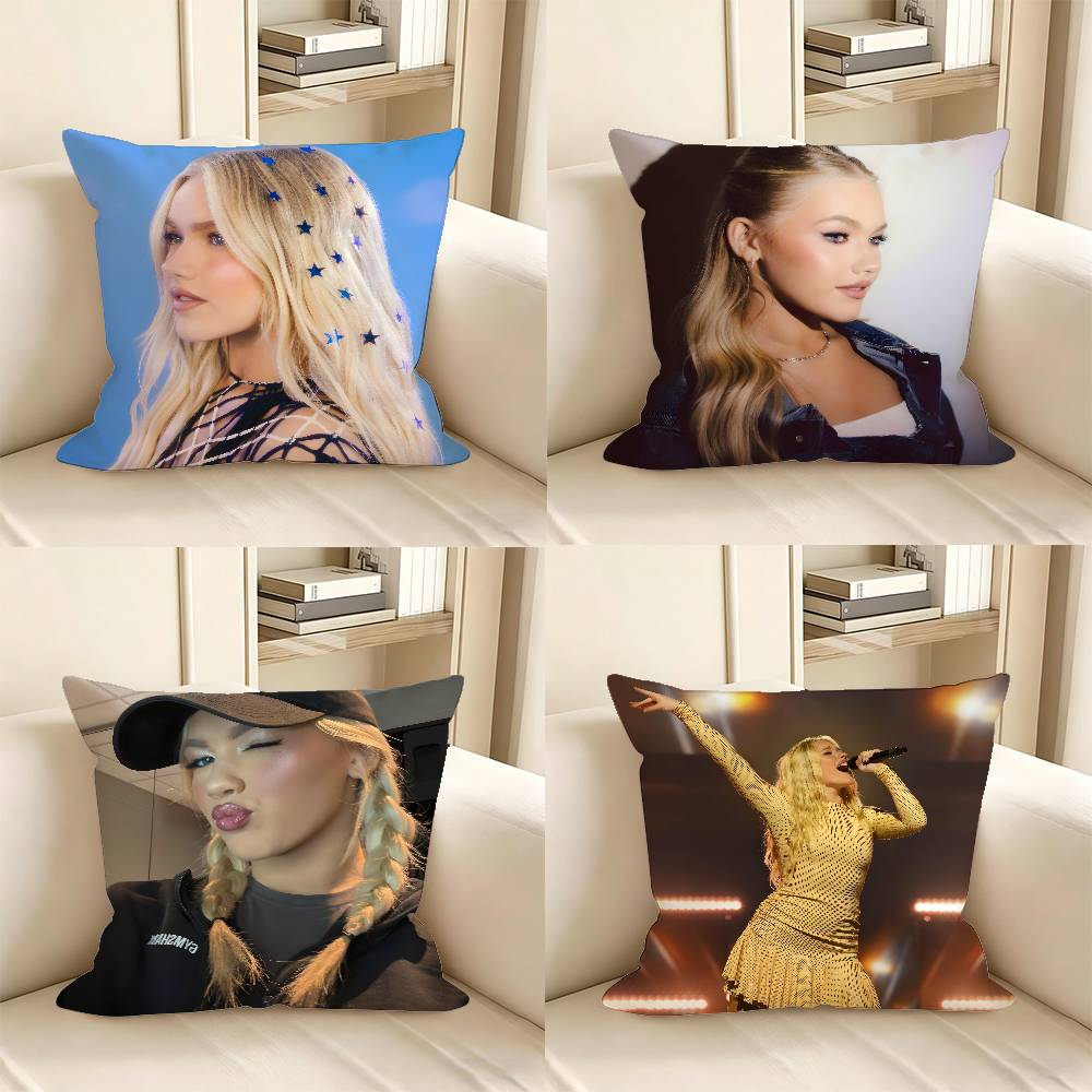pc SINGER Freya Skye Stardust Anime Pillow Case Fashion Square Pillowcase Bedroom Sofa Room Ins Decoration Leisure