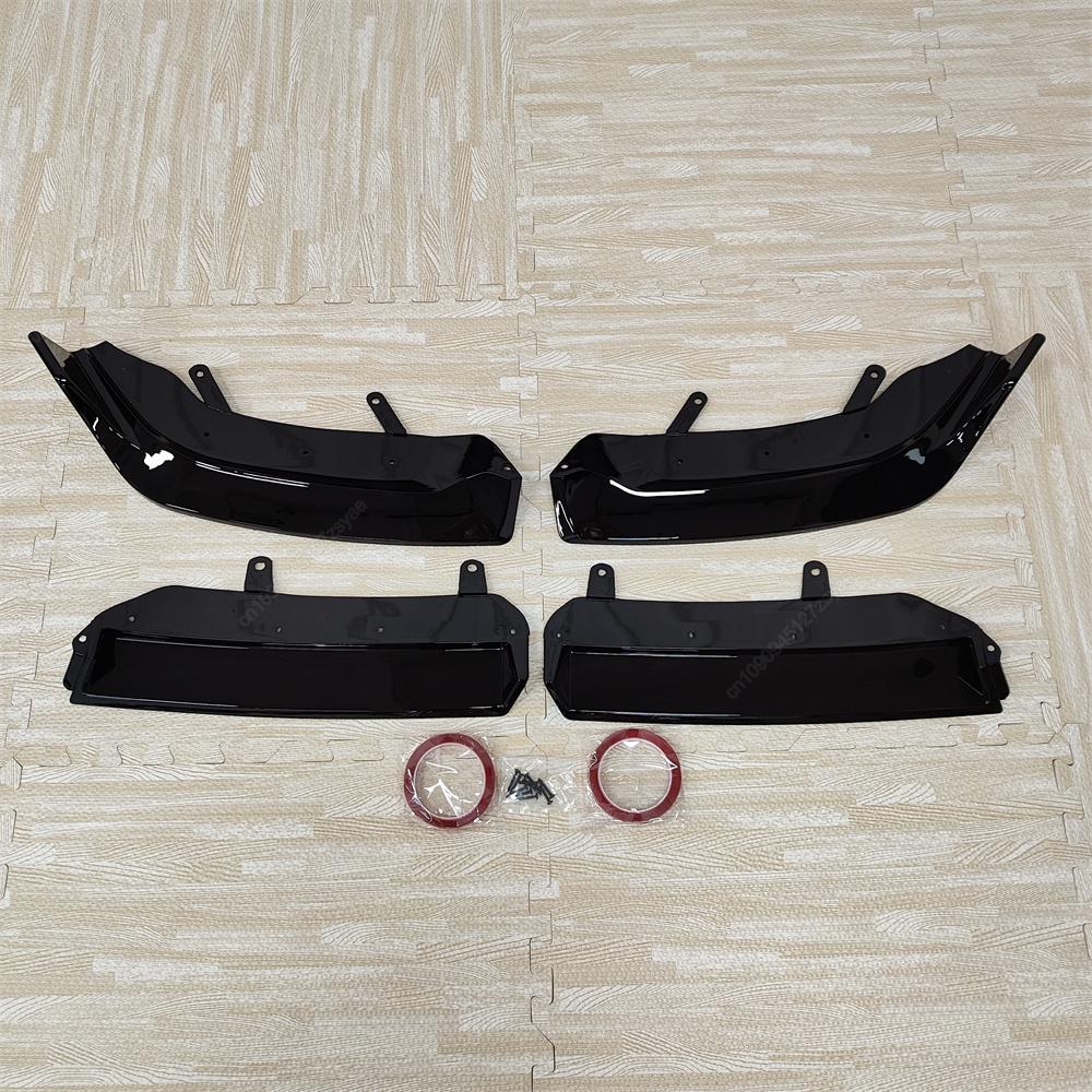 Front Bumper Lip Spoiler Splitter Diffuser For BMW 5 Series G60 G61 520d 520i 530e 550e i5 M60 M-Sport 2023-2025+ Bodykit Tuning