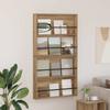Magazine Shelf 2 pcs Artisan Oak 80 x 12 x 70 cm Wood Based Panel