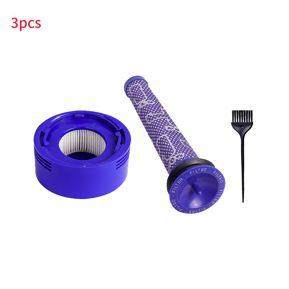 For Dyson V7 V8 Vacuum Cleaners Replacement Pre-Filter and Post- Filter Bottom Lid Top Fixed Sealing Ring of Dust Accessories