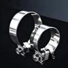 40-76mm Pipe Connection Hoop Stainless Steel Steel Pipe Clamp Strong Exhaust Pipe Clamp