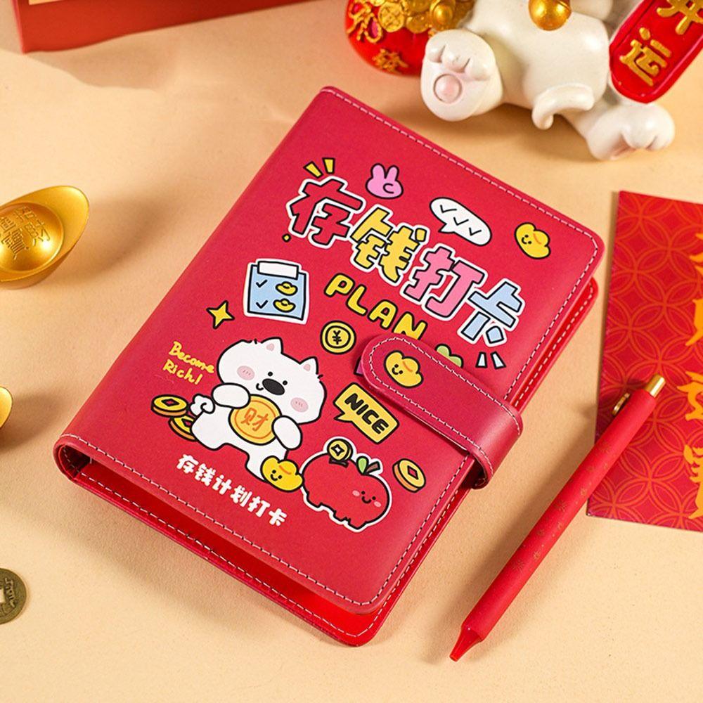 Puppy 100 Envelopes Money Saving Challeng Large Capacity Waterproof Savings Challenges Sheets Save Money Savings Challenges Book