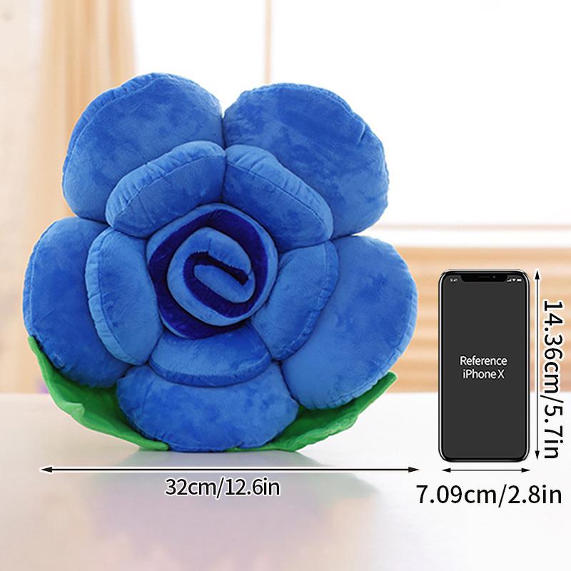 Подушка с розами, мягкие подушки, декоративные подушки для дивана, мягкая подушка для сидения в виде розы, подарки на День святого Валентина, украшение для дома