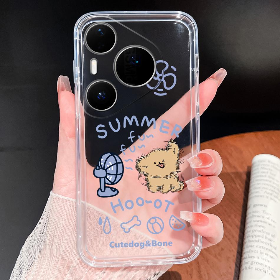 Чехол для телефона Huawei Pura 80 70 Pro Plus Ultra, Купидон-Ангел, Мягкий силикон, Прозрачная крышка для Huawei Pura80 70Pro+, Легкий Funda