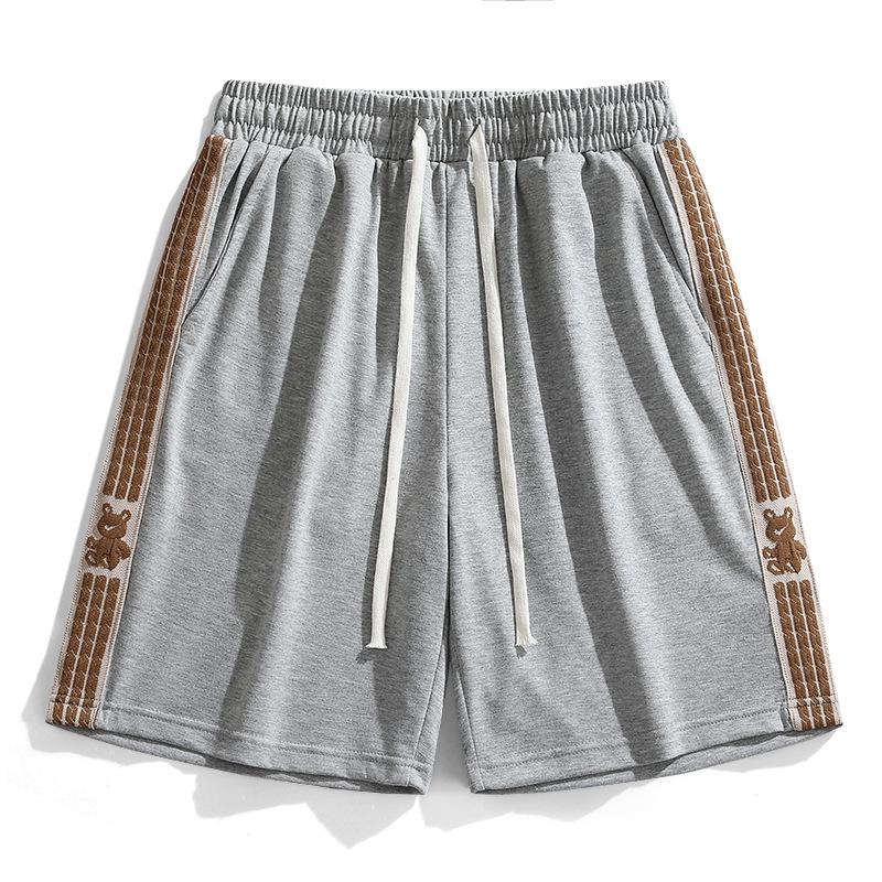 Мужские шорты. Легкие и тонкие по цвету мужские капри большого размера. Дышащие и свободные брюки для бега и спортивные штаны.