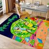 Rick Morty Adventure Carpet For Playroom Bedroom Living Room Sofa Home Decorkids Game Area Rug Nonslip Floor Mat