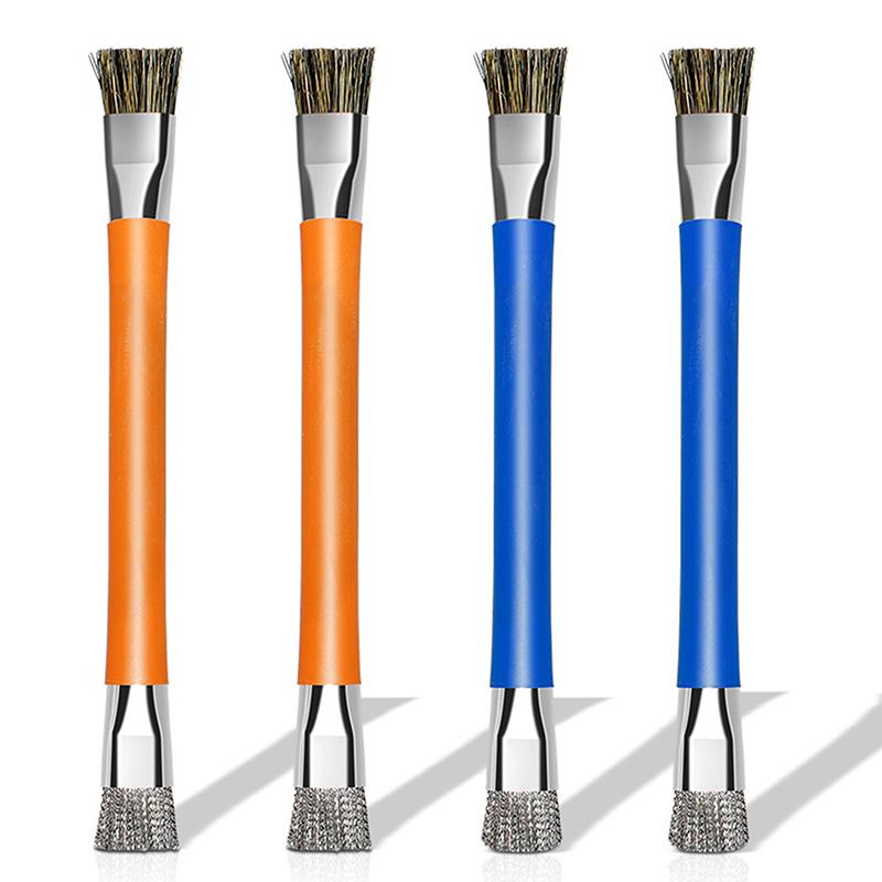 1Pcs Clean Tools Anti-Static ESD Double Headed Brush Hard Brushing Brush Anti-Static Safe Brush For Mobile Motherboard Repair