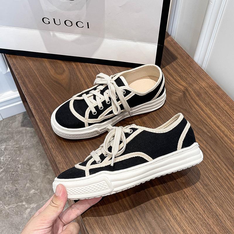 Мода Мода Baotou Полухолщовые туфли Женская повседневная обувь Кроссовки на плоской подошве с внутренним увеличением на платформе Низкие верхние туфли на шнуровке Белые туфли