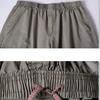 Summer Men's Loose Cargo Pants Casual Large Plus Size Wide-leg Versatile Shorts Cropped Pants Sweatpants