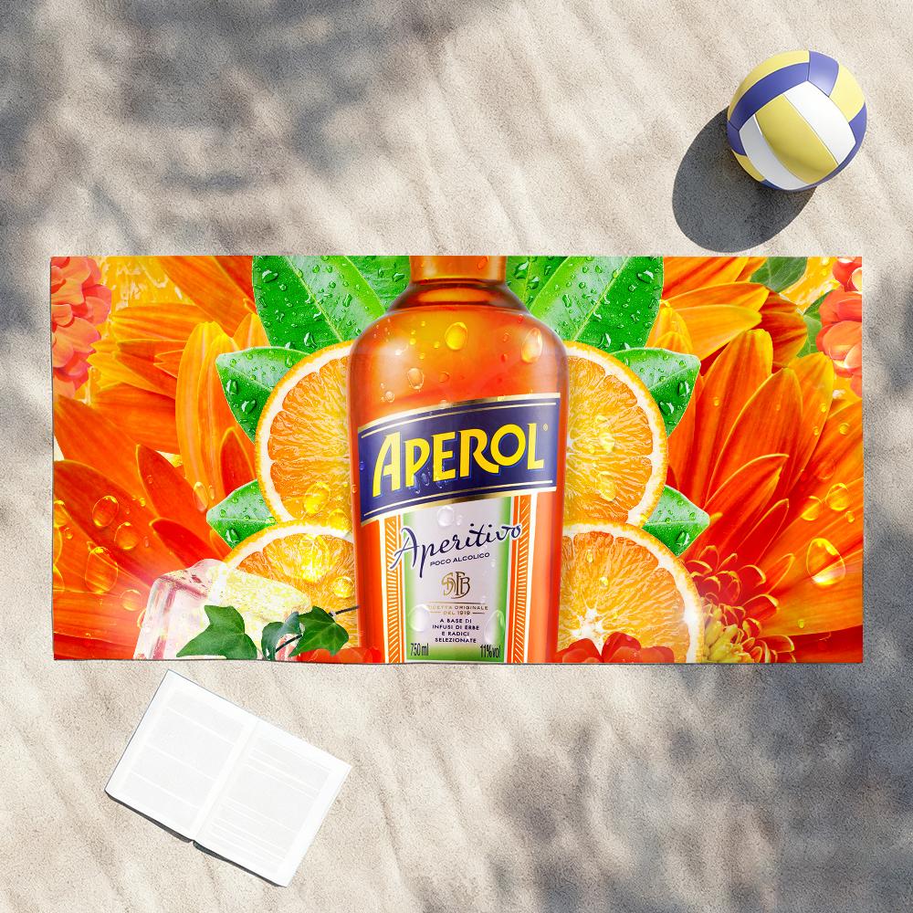 A-Aperol-Spritz Крутое Модное Полотенце Душ Сауна Путешествия Спа Быстросохнущее Аксессуары для Тренажерного Зала Мягкое Большое Пляжное Полотенце