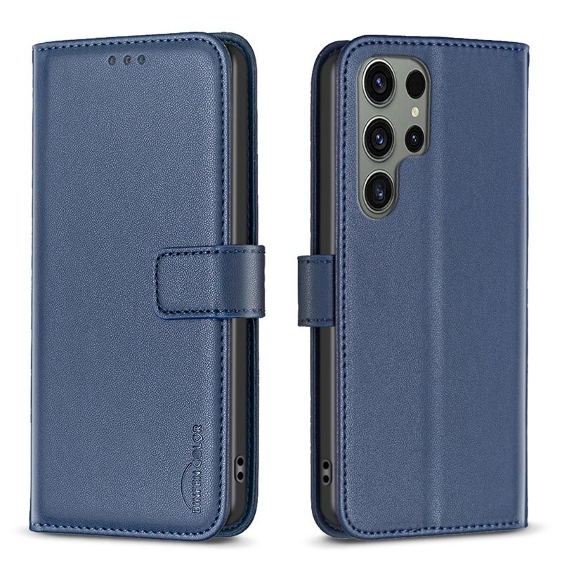 For Samsung Galaxy S24 Ultra Case Magnetic Flip Phone Case On For Funda Samsung S 24 S24Ultra S24 Plus Leather Card Cover Coque
