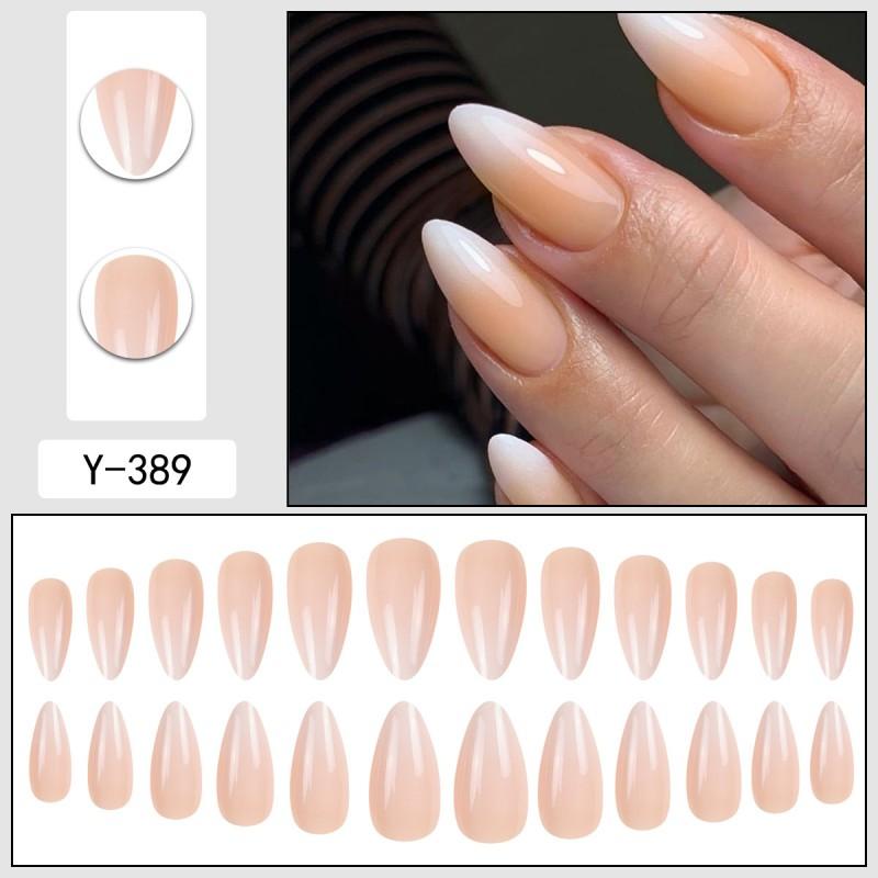 Short Press-On Nails Set With Floral Design Minimalist False Women Wearable Nail Tips In Multiple Colors