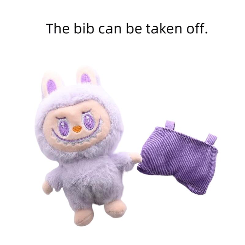 Милый аниме-комбинезон Labubu, плюшевая кукла, брелок, подвеска, сумка-монстр, подвесные украшения, аксессуары, подарки на день рождения