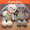 Striped Rabbit Easter Plush Toy Animal Stuffed Doll Decoration Kids Gift 30cm