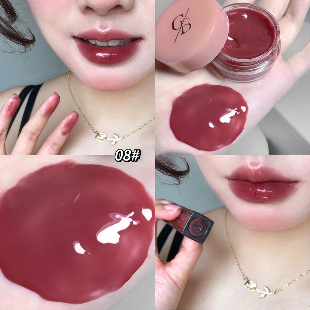 Canned Jam Lip Gloss, Moisturizing, Water-glossy Mirror Surface, Tender Lips, Long-lasting Makeup, Not Easy To Stick To the Cup of Lipstick