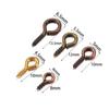 300/500pcs Mini Screw Pendants Eyepin Keychain HookThreaded  Pin Fitting DIY Jewelry Bracelet Necklace Making Accessories