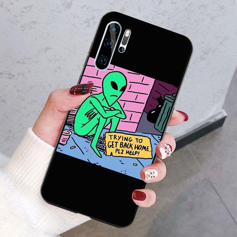 Чехол для телефона Alien Space для huawei p30lite p30pro p20lite p40lite p10plus psmart mate20lite p40pro, чехлы для мобильных устройств