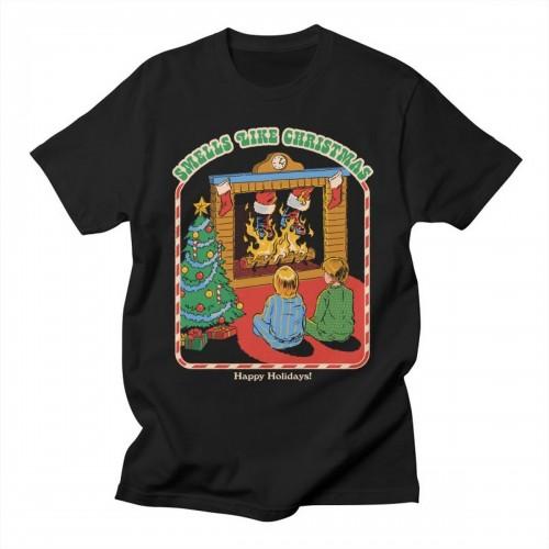 Steven Rhodes Unisex Adult Smells Like Christmas T-Shirt
