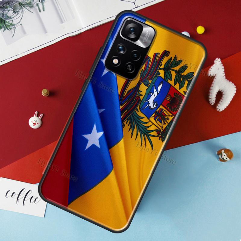 Флаг Венесуэлы Герб Чехлы для Xiaomi Redmi Note 10 Pro Чехол для Redmi Note 11 Pro 8 9 9S 10S 9A 9T 9C Coque